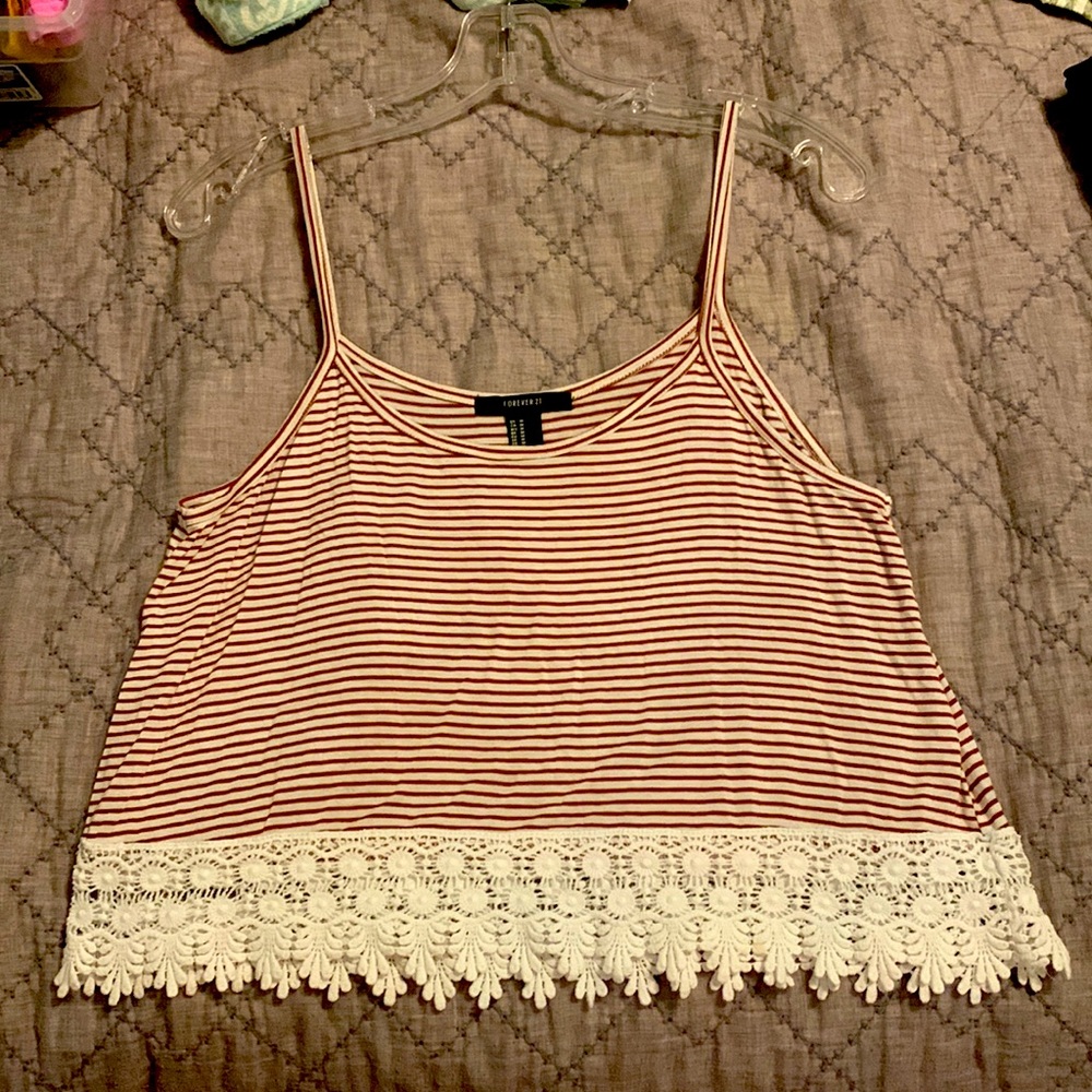 Forever 21 striped cami top